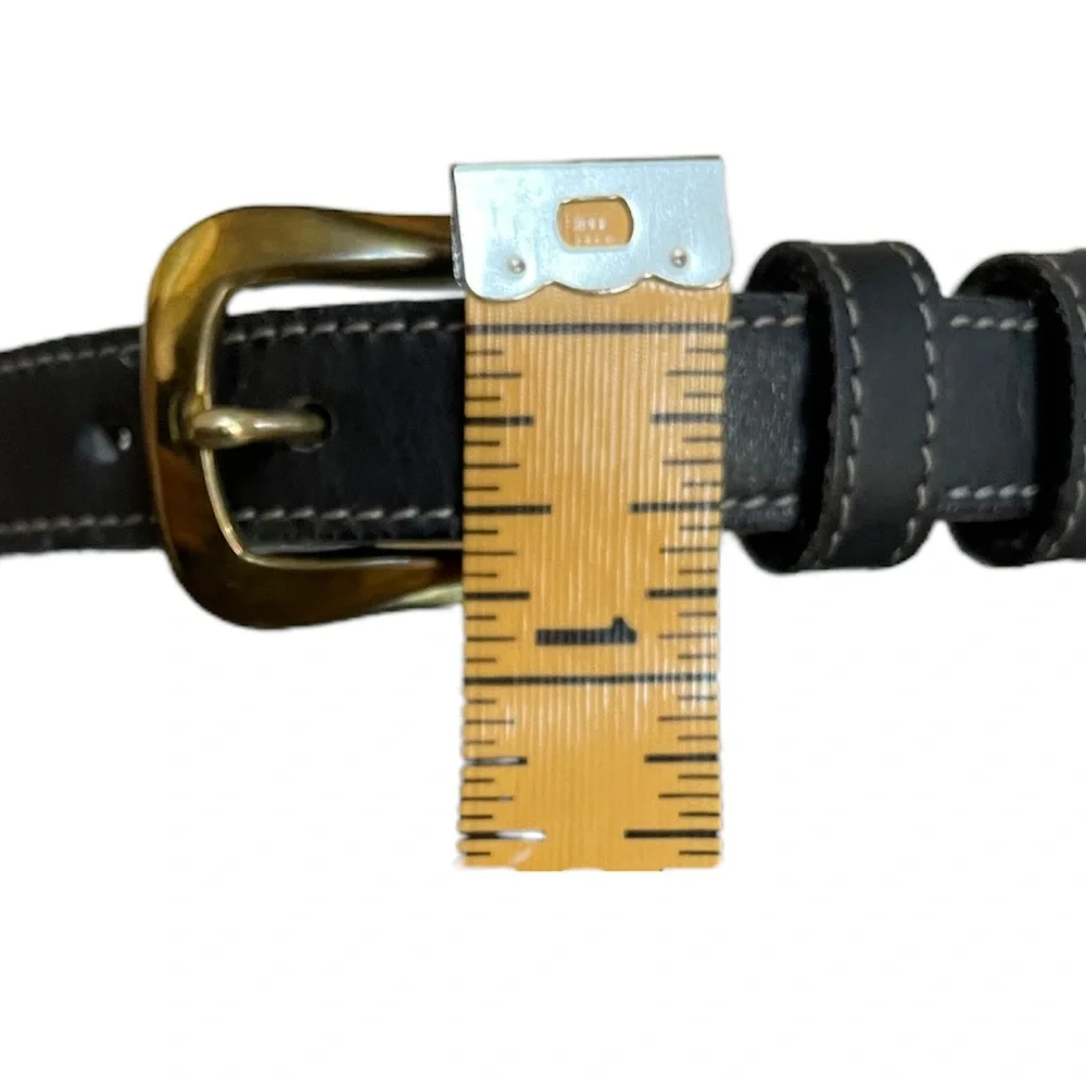 Youth Ladies Black and Gray Western Cowboy Belt by Leegin, 26